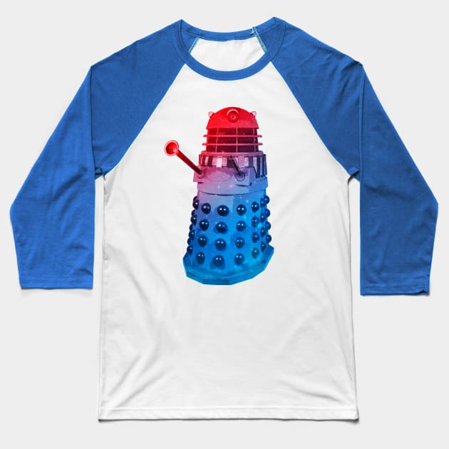 Dalek Cosmos Baseball T-Shirt by BeeryMethod